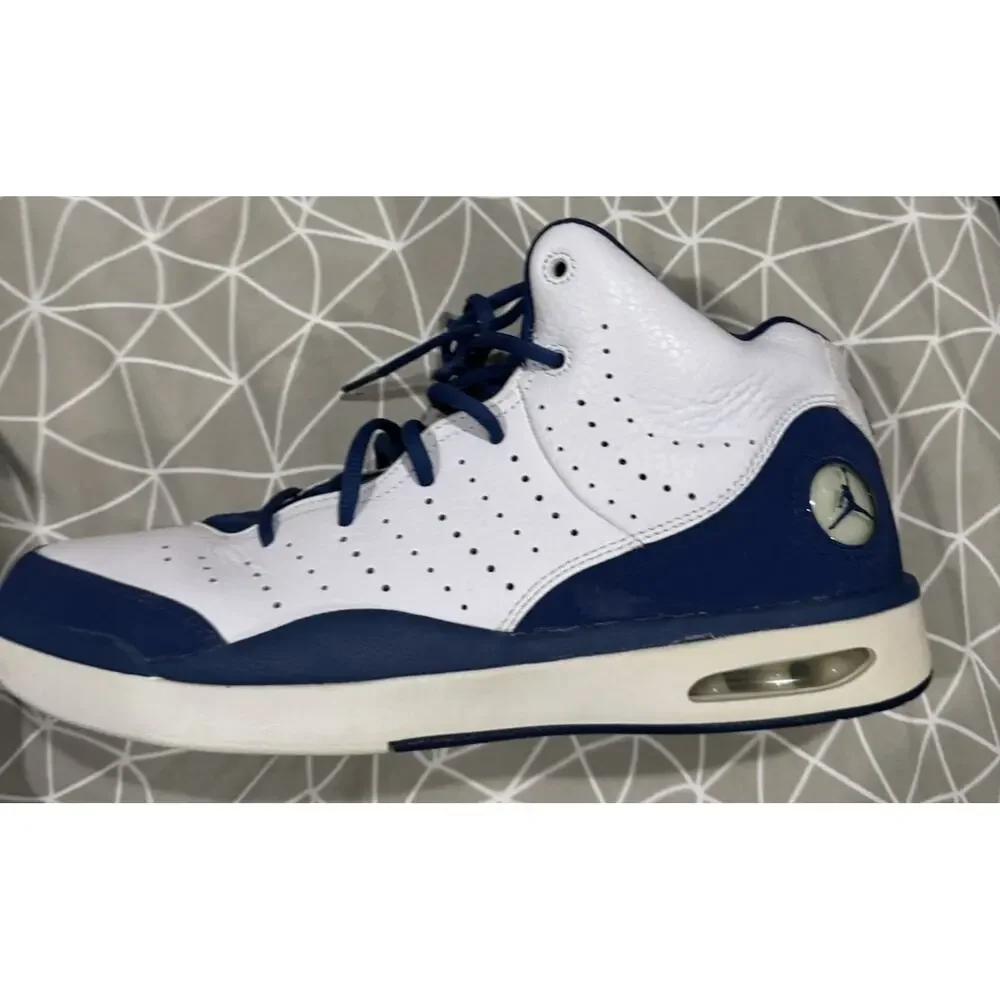 Nike Air Jordan Flight Tradition 2015 White French Blue Mens Size 11 819472-107
